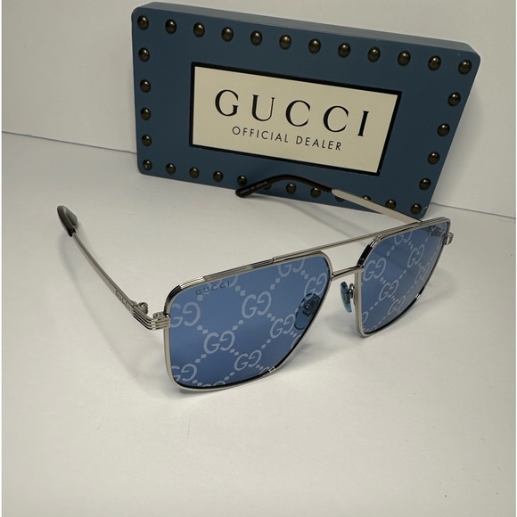 New - Authentic GUCCI GG0941S PILOT MONOGRAM SUNGLASSES - Picture 5 of 17